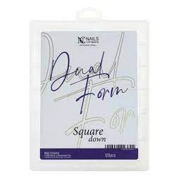 Nails Company szablony dual form Square (Down) 120 szt.